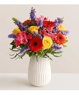 Vibrant Harmony Bouquet assorted flowers