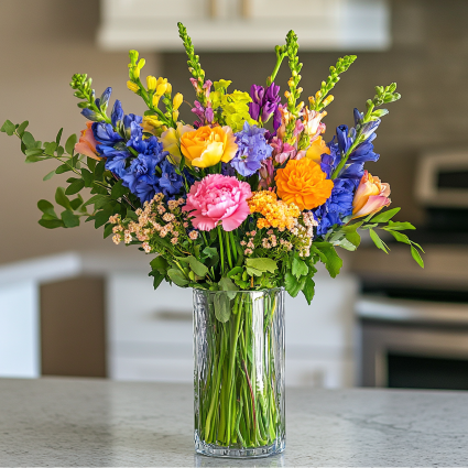 Vibrant Meadow Flower Arrangement 