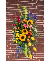 Vibrant Remembrance Standing Spray 