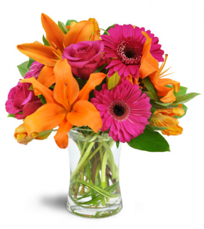 Vibrant Shine Bouquet All-Around Floral Arrangement