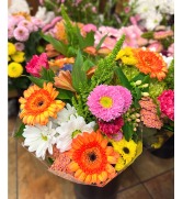 Vibrant Summer Bliss Handwrap Bouquet