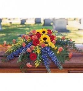 Vibrant Summer Casket