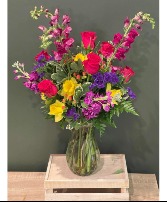 Vibrant Vibes Vase Arrangement