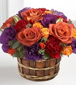 Vibrant Views™ Basket Flower Arrangement