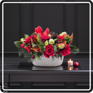 Victorian Holiday Charm Centerpiece