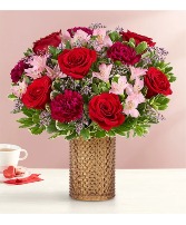 Victorian Romance assorted flowers