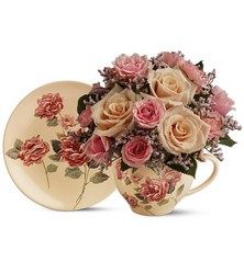 Victorian Teacup Bouquet
