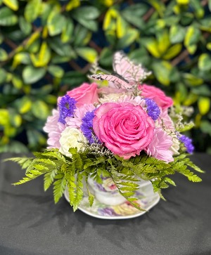 Victorian Teacup Bouquet 