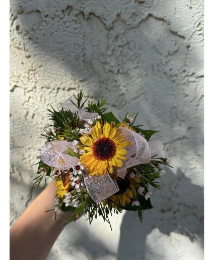 Viking Pom Corsage