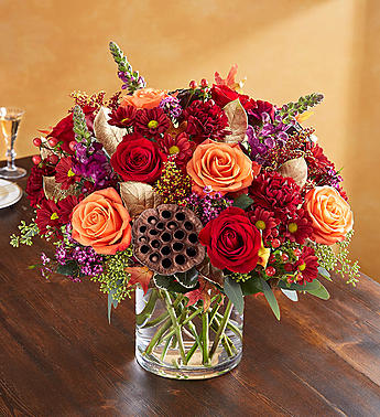 vintage fall flowers