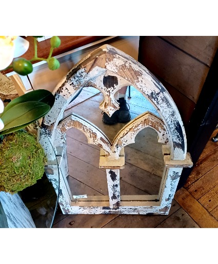 VINTAGE CATHEDRAL ARCH MIRROR 