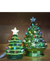 Vintage Ceramic Tree Lighted Christmas Collectible