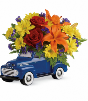 His Favorite Ford '48 F1 Pickup All-Around Floral Arrangement in Winnipeg, MB | KINGS FLORIST LTD His Favorite Ford '48 F1 Pickup All-Around Floral Arrangement in Winnipeg, MB | KINGS FLORIST LTD