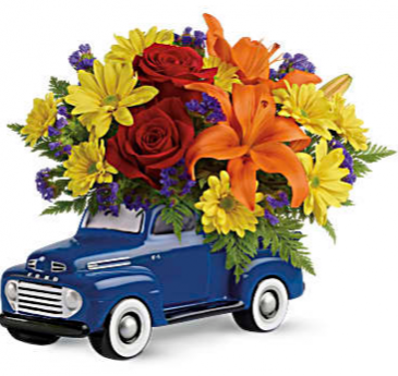 Vintage Ford Pickup Truck Ceramic Collectible