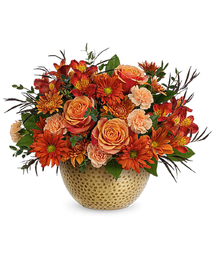 Vintage Gold Centerpiece 