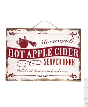 Vintage "Hot Apple Cider' Sign  
