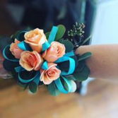 Vintage Peach Corsage 