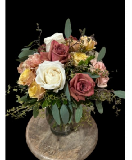Vintage Romance Vase Arrangement