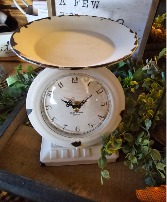 Vintage scale clock Gift items house and home