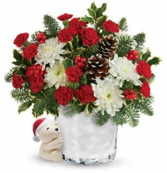 Send a Hugh Bear Buddy Bouquet 