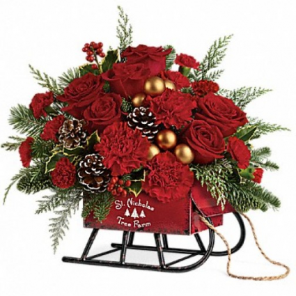 floral design christmas arrangements