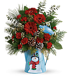Vintage Snowman Bouquet Christmas
