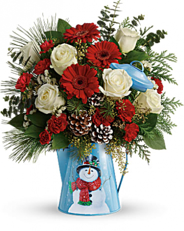 Vintage Snowman Bouquet holiday
