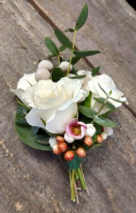 Vintage Spray Roses Boutonniere Boutonnieres