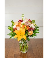Vintage Sunset Mixed Arrangement