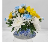 Vintage Teacup Floral Design 