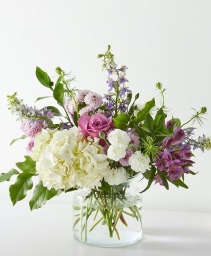Violet Caress Bouquet  Vase Arrangement by Ftd
