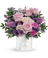 Vase Arrangement - Violet Enchantment  