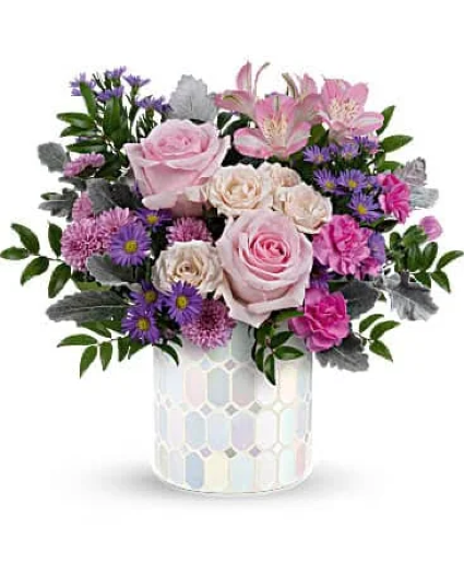 Vase Arrangement - Violet Enchantment