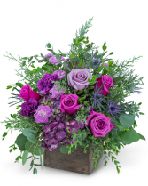 Violet Enchantment Flower Arrangement