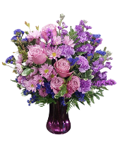 Violet Whisper Flower Arrangement