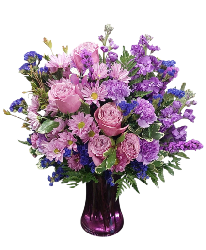Violet Whisper Flower Arrangement