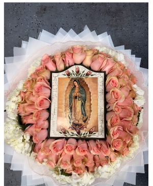 Virgen De Guadalupe  Birthday bouquet 