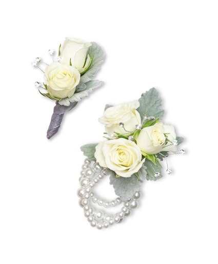 Virtue Corsage and Boutonniere Set Prom