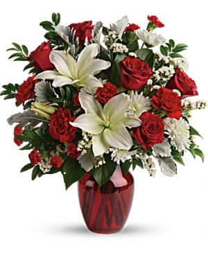 Visions of Love Bouquet Vased Arrangement