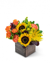 Vivid Autumn Flower Arrangement