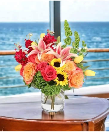 Vivid Daydream Vase Arrangement  in Hesperia, CA | FAIRY TALES FLOWERS & GIFTS