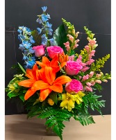 Vivid Dreams Vase arrangement 