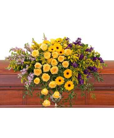 Vivid Memories Casket Spray Casket Piece in Killeen, TX | Marvel's Flowers & Flower Delivery Vivid Memories Casket Spray Casket Piece in Killeen, TX | Marvel's Flowers & Flower Delivery