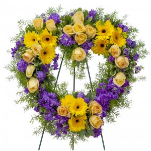 Vivid Memories Heart Wreath
