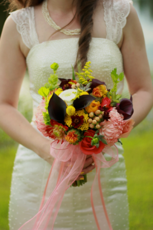 Vivid Passion Bridal Bouquet 