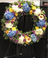 Vivid Spring Colorful Wreath