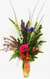 Vivid Spring Vase Arrangement