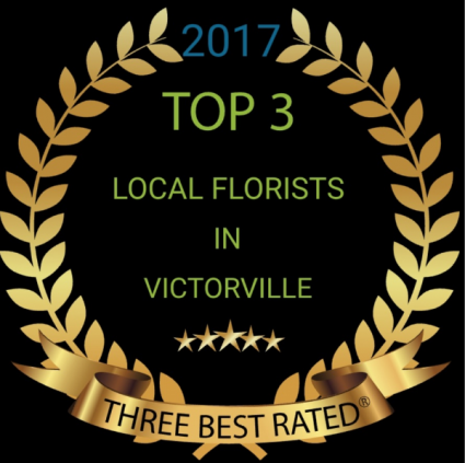 Voted top three florist  2017 