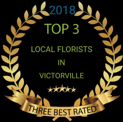 Voted top three florist  2018 