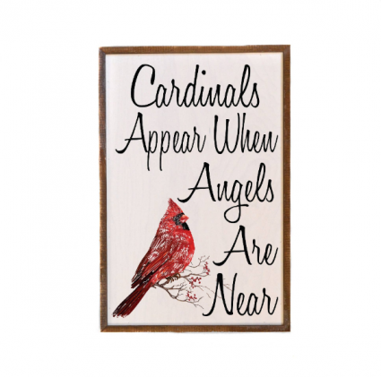Wall Decor/Cardinals Appear Sympathy Gift